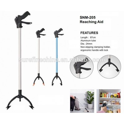 Reaching Aid with Anti-Slipping Clamping, Reacher Grabber Pickup Tool, Extendable Grabber Tool