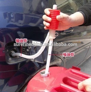 Portable Manual Car Siphon Hose Gas Oil Water Liquid Transfer Hand Pump Sucker