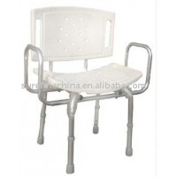 Adjustable Shower Chair with Double Armrest