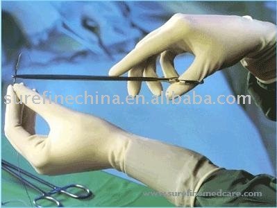 Sterile Latex Surgical Gloves, Anatomic type, Textured surface