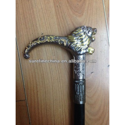 Metal Walking Stick (Antique Styles with Animal Head shape)